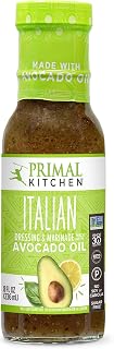 Primal Kitchen Italian Vinaigrette & Marinade with Avocado Oil - Whole30, Paleo & Keto Approved, 8oz Dressing