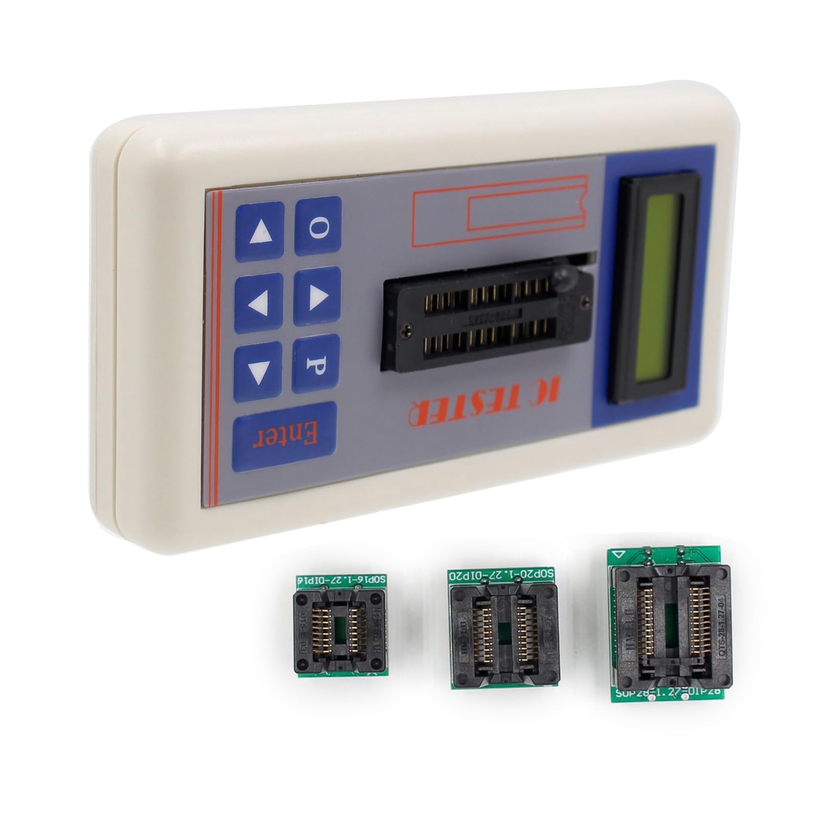 Tester avanzato per circuiti integrati, adatto per test e programmazione efficienti di circuiti integrati in impianti di produzione, tester IC a batteria