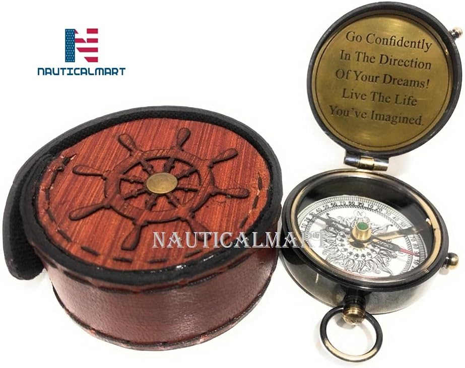 Eagle Scouts Gift Compass with Leather Case, Eagle Scout, Scouts of America, Graduation, Eagle Ceremony (Best Comes After Pocket Compass)