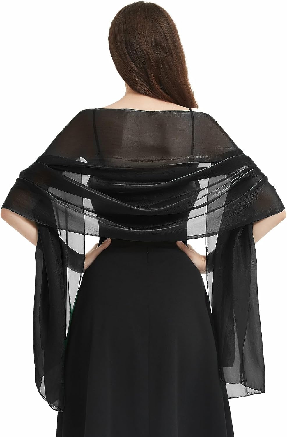 Sciarpa Donna Leggera 90x180 Cm - Seta Elegante Per Cerimonie | Foulard Multiuso - Foto 2