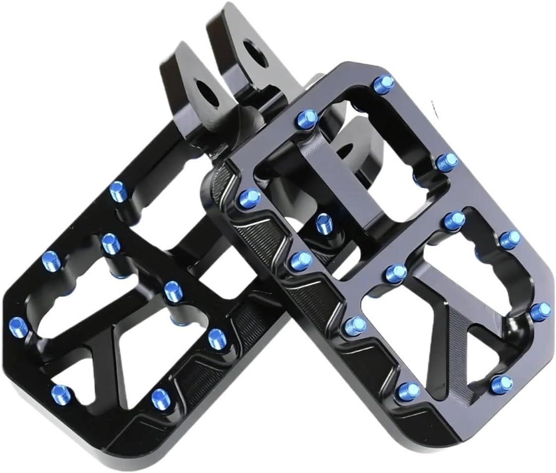 Motorcycle pedal Motorcycle Pedals Surron Light Bee X New Customized Pedals Floor Boards SurRon Pedals Part E-Bike X160 X260(Silver-Purple)