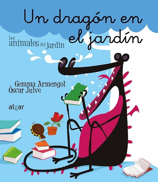 Portada de Un Dragon en el Jardin -Manuscrita