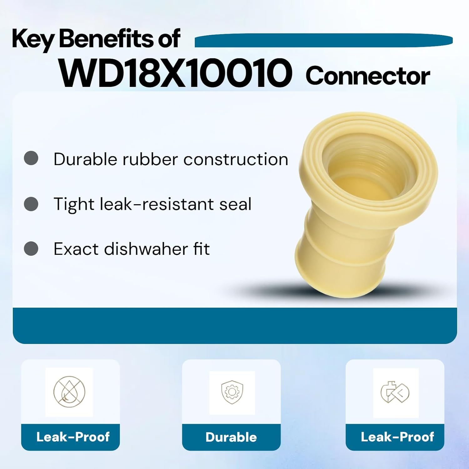 WD18X10010 dishwasher drain pump Compatible with GE Dishwasher, Circulation Pump Adapter – Replacement Part for Dishwasher Pump Assembly