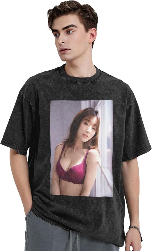 Amazon | 田中みな実 ファッション デザイン レトロ T シャツ 親膚
