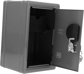 Artibetter Mini Metal Safe Box for Boys and Girls Boys and Girls Safe Banks for Real Money Lockable Storage Bin Money Box for Coins