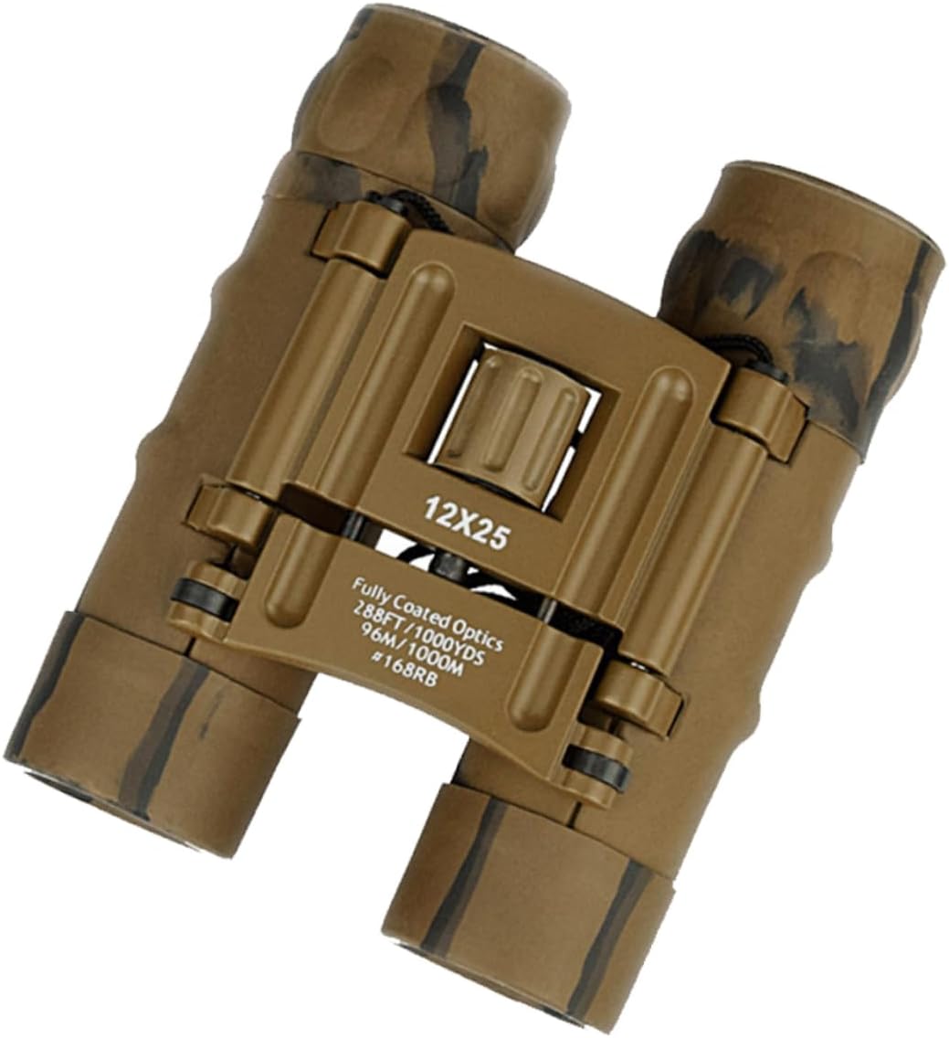 Compact Portable Binoculars High Definition Telescope for Bird Watching Camping and Outdoor Adventures Includes Storage Bag for Easy Carrying