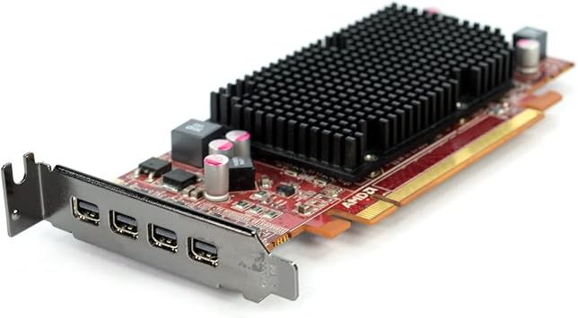 ATI FirePro 2460 512MB graphics memory, 4x Mini Display Port, Low Profile PCI Express Video Card