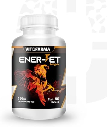Ener-Jet Energy Booster for Roosters 50 Softgels | Multivitamin Supplement for Birds | Supports Energy & Vitality