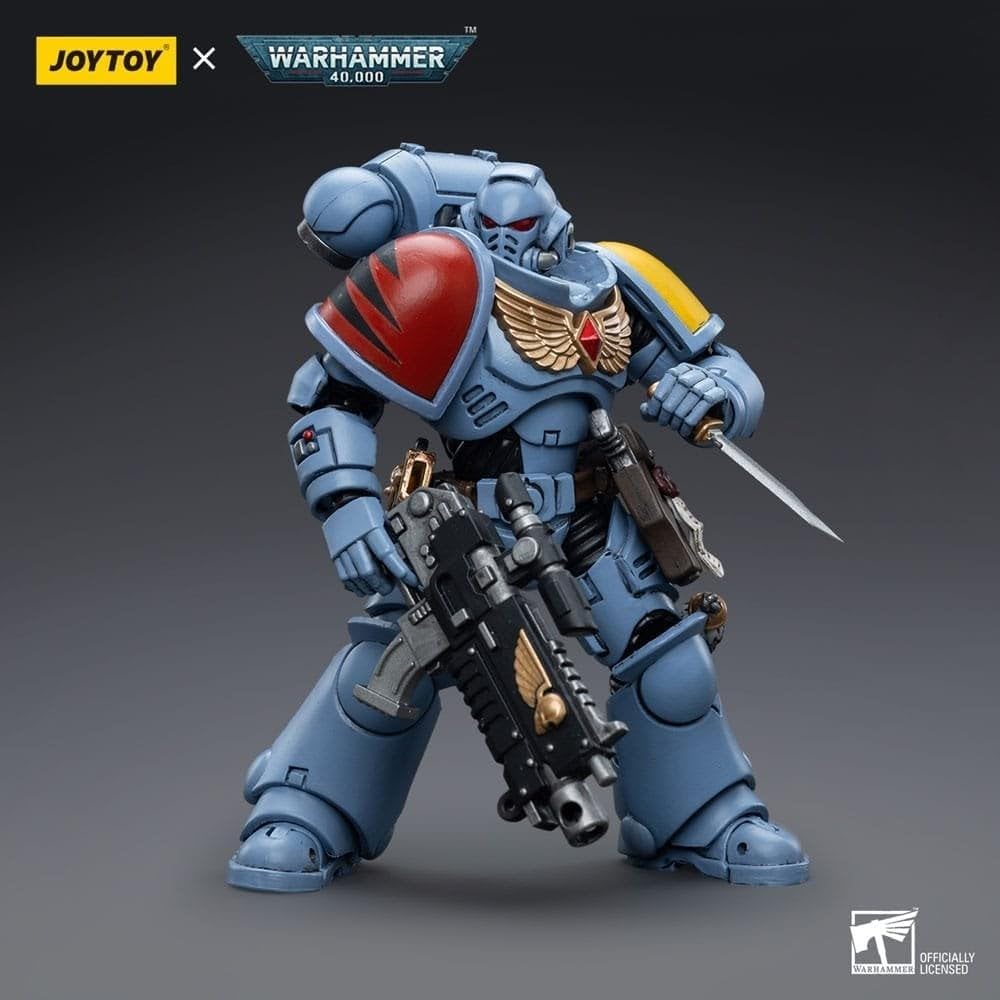 JOYTOY Warhammer 40K &1：18 Scale Action Figure Space Wolves Intercessors Collectible Model Kit JT6625