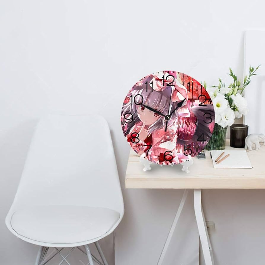 Amazon.co.jp: 東方 レミリア・スカーレット 掛け時計 時計 静音