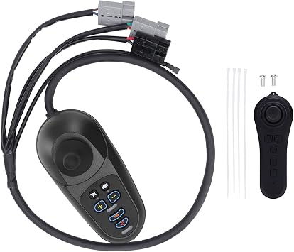 Hilitand Electric Chair Joystick Controller Universal 50A High Current Magnetic Brake Connector Remote Control for Electric Wheelchairs Mobility Scooters