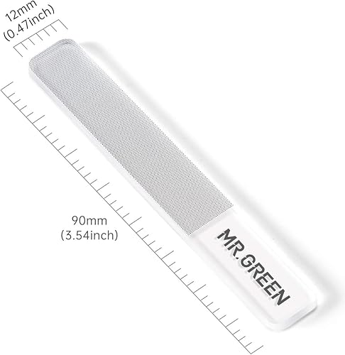 Miniatura 3 de MR.GREEN Brillo de uñas de cristal, limas de uñas de nanocristal y pulidor de uñas, kit profesional de herramientas de manicura de cristal para uñas