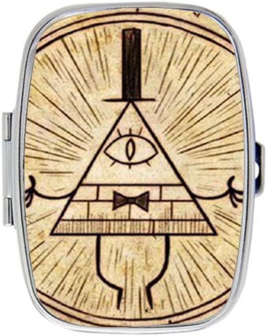 gravity falls illuminati Custom Personalized Pill box Decorative Metal Medicine Drug Container Case Pocket or Purse