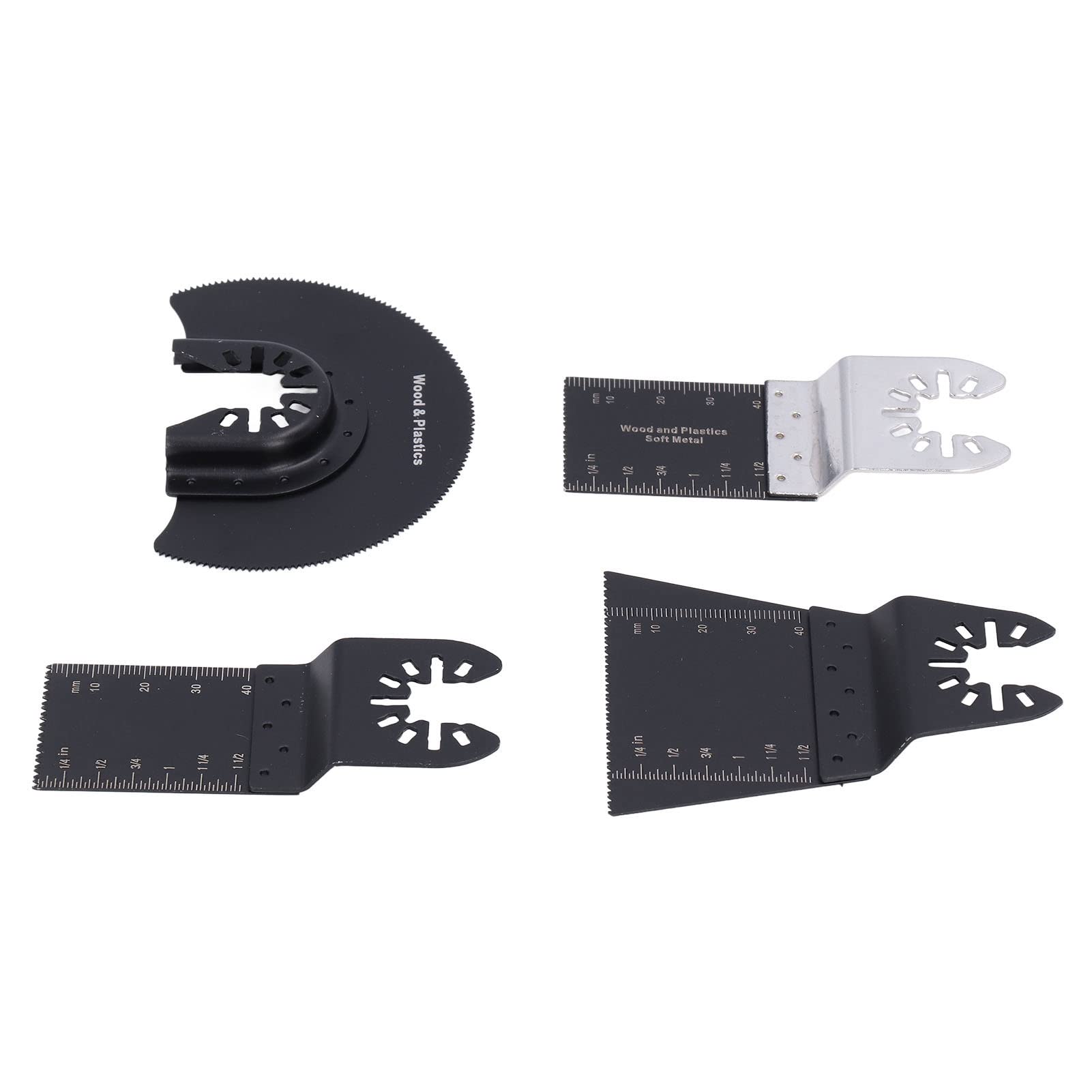 20 lame oscillanti universali per seghe oscillanti, per legno, metallo, multiutensile oscillante, a sgancio rapido, ideali per tagliare legno, metallo e plastica in progetti fai da te e