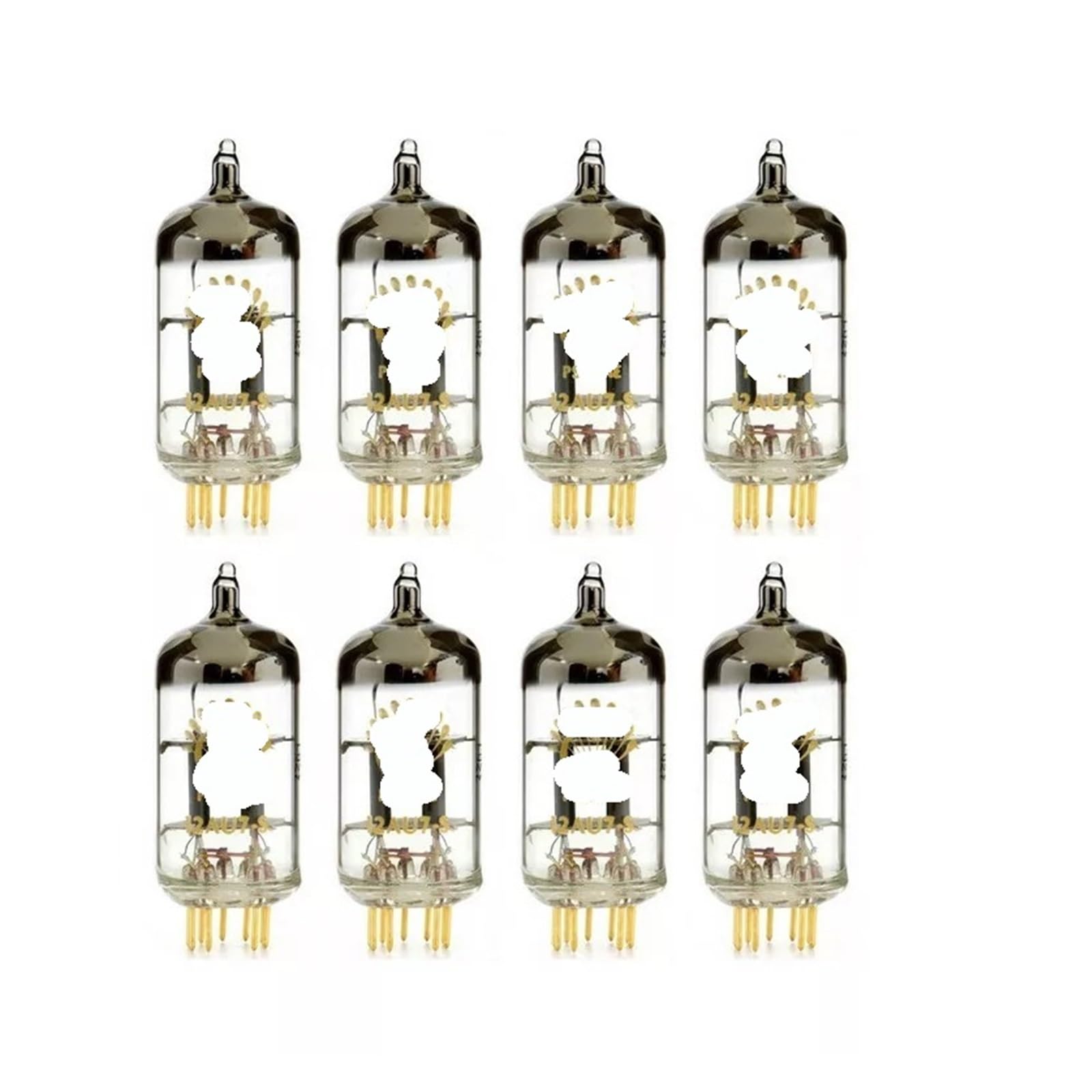 8 Pcs Matched Octet (8) 12AU7-S Golden Needle Vacuum Tubes