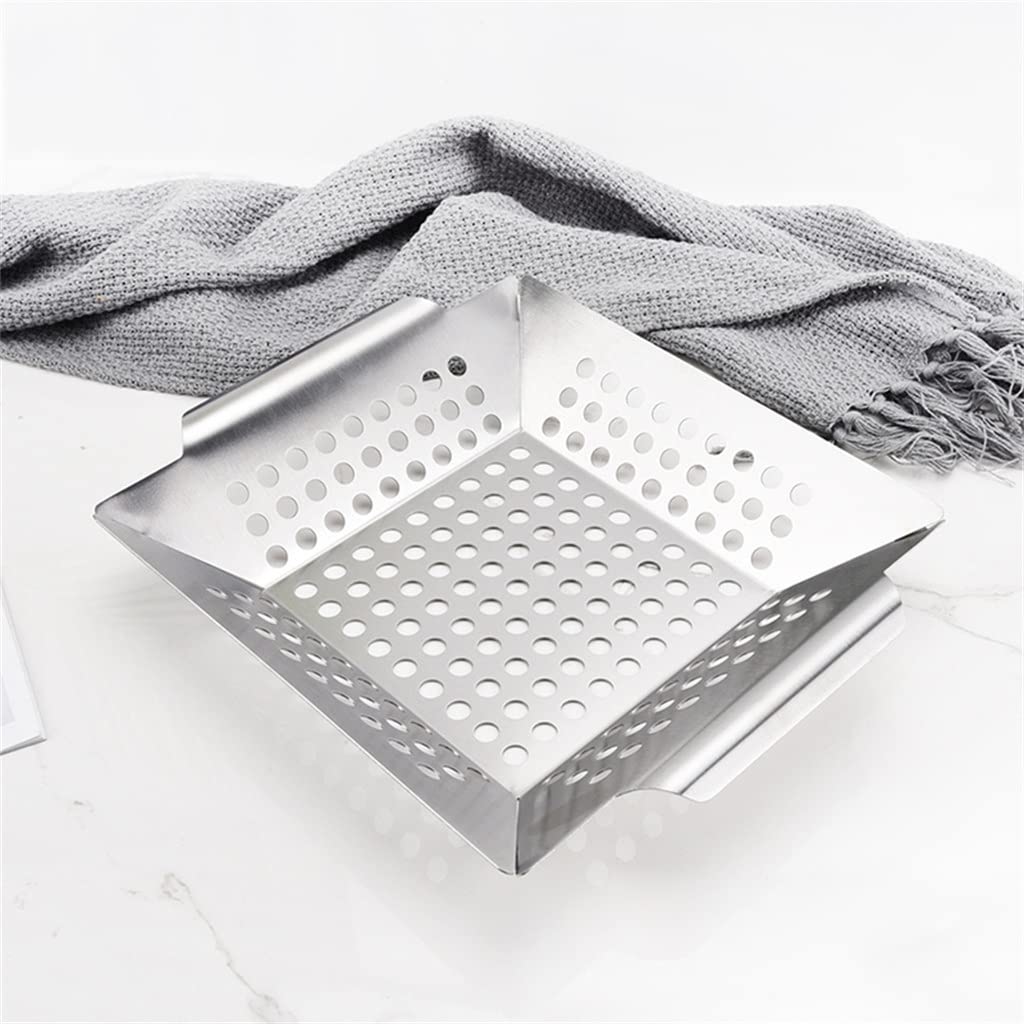 KANBUN duży kosz do grillowania na więcej warzyw mięso kosz na grilla ze stali nierdzewnej akcesoria do grilla taca Bbq Double the comfort