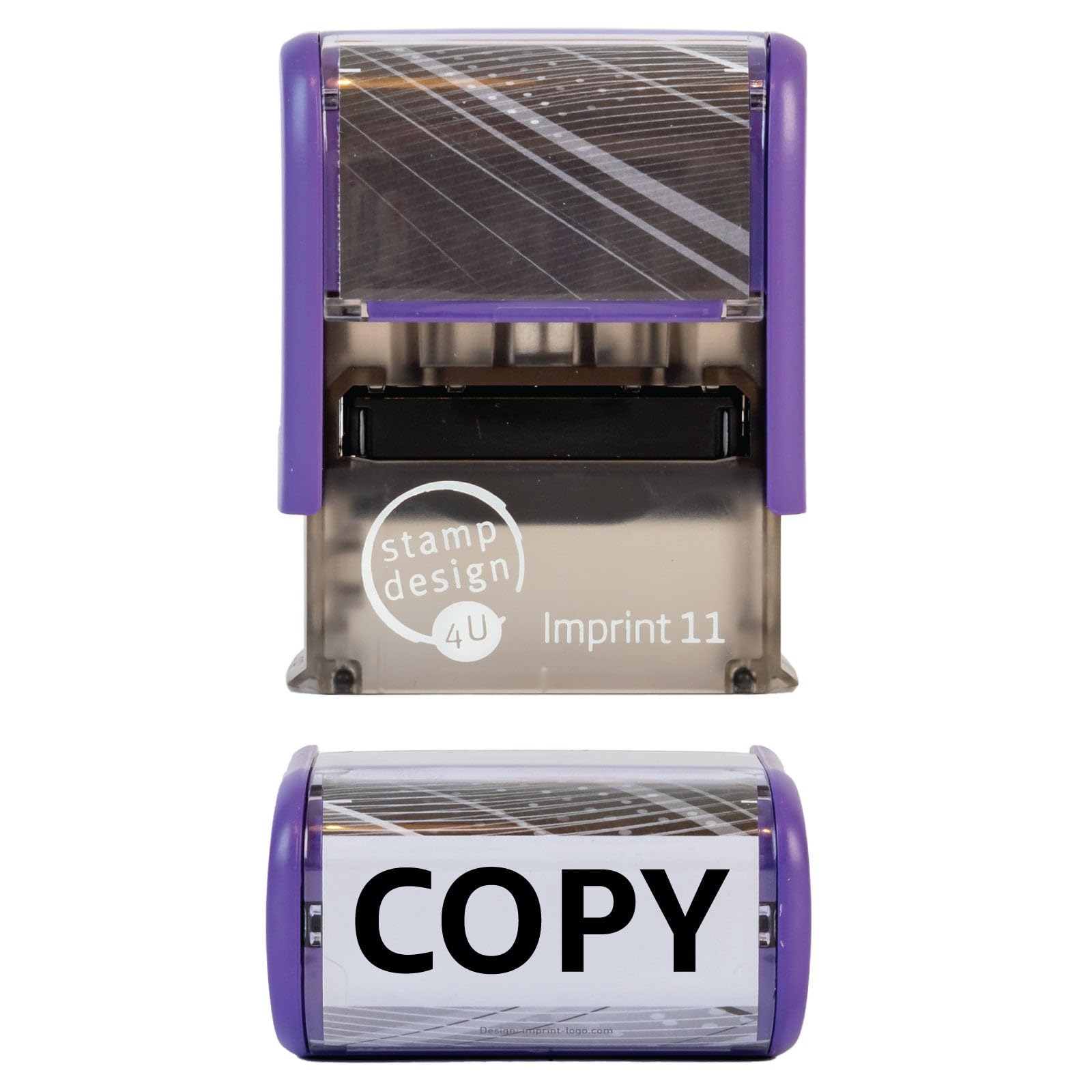 Copy Self Inking Rubber Stamp for Stamping Your Copy Documents - Black Copy Stamp