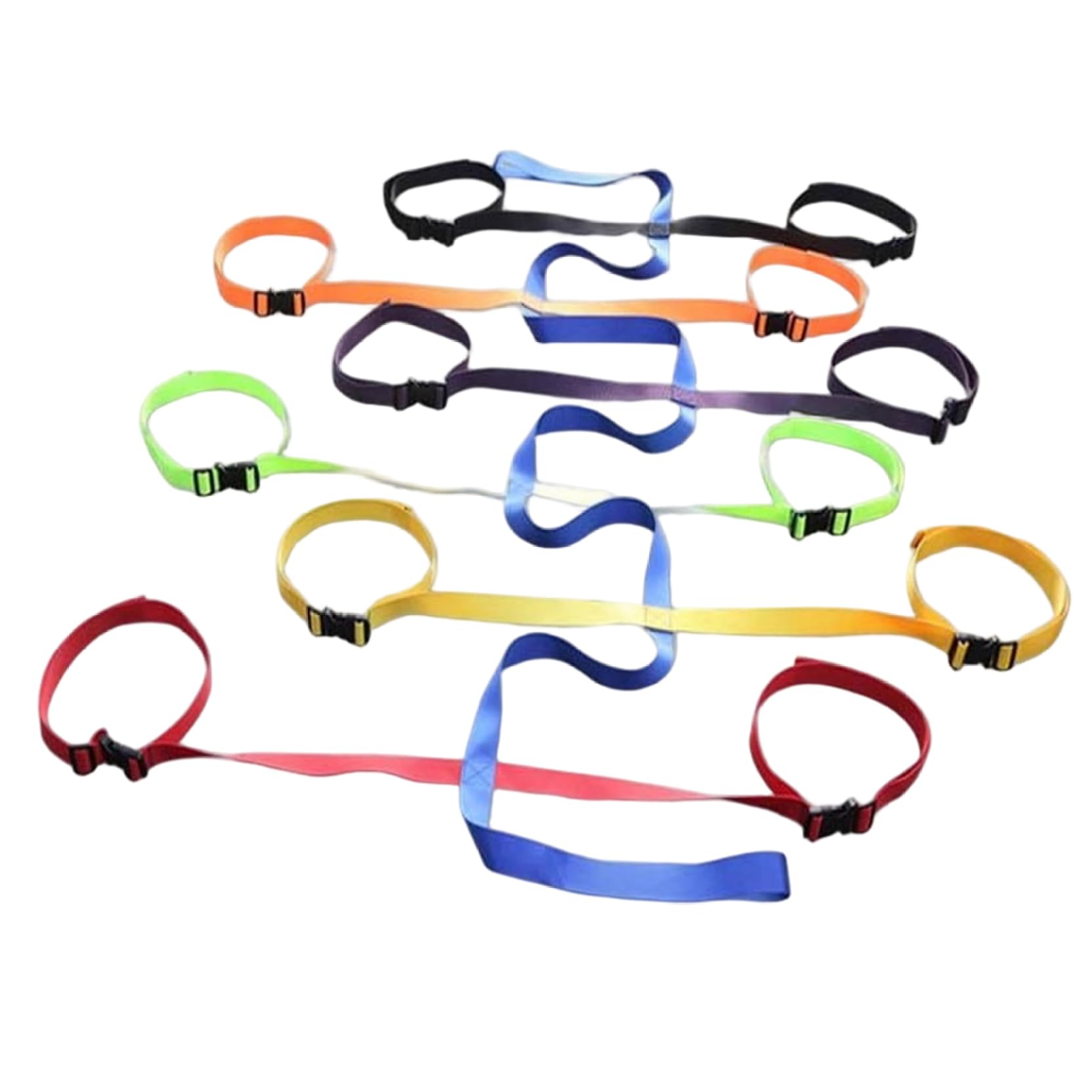 Walking Rope - 12 Colorful Handles Safety Ropes, Child Harness for Walking with Teacher Leads, Daycare Rope for Classroom, Outdoor Activities (12.1 ft).