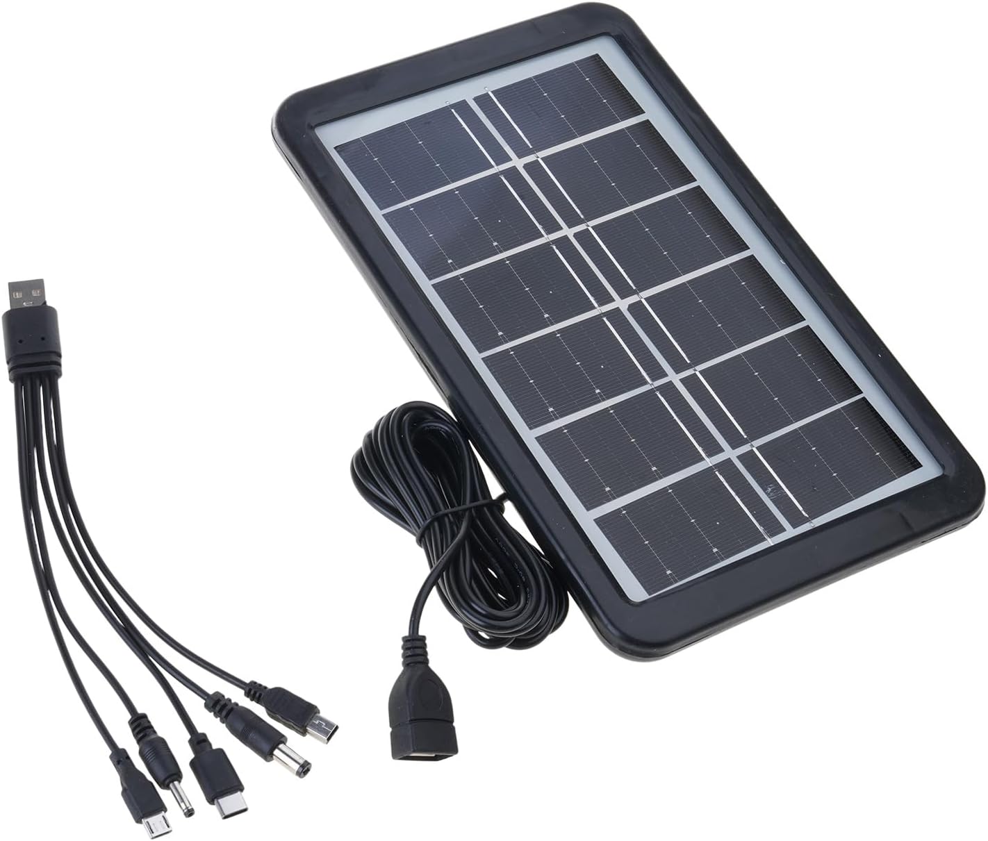 Lightweight 10W Solar Panel Charging USB Port High Efficiency Solar Module for Outdoor Activity & Mobile Charging Travel
