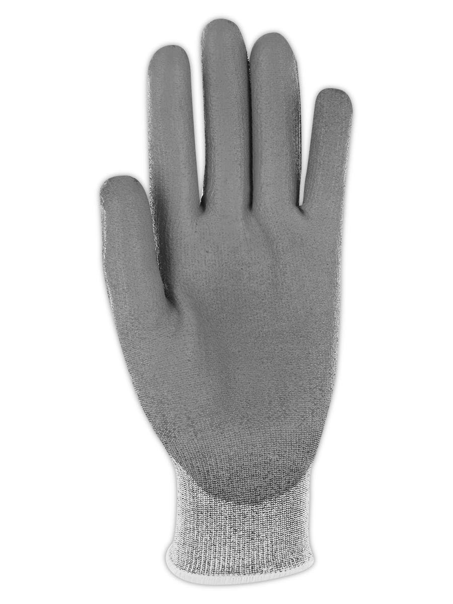 MAGID D-ROC ANSI A2 15-Gauge Polyurethane Palm Work Gloves, 72 Pair, Size 7/S, GPD282