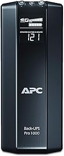 APC Back-UPS Pro 1000VA UPS Battery Backup & Surge Protector (BR1000G)