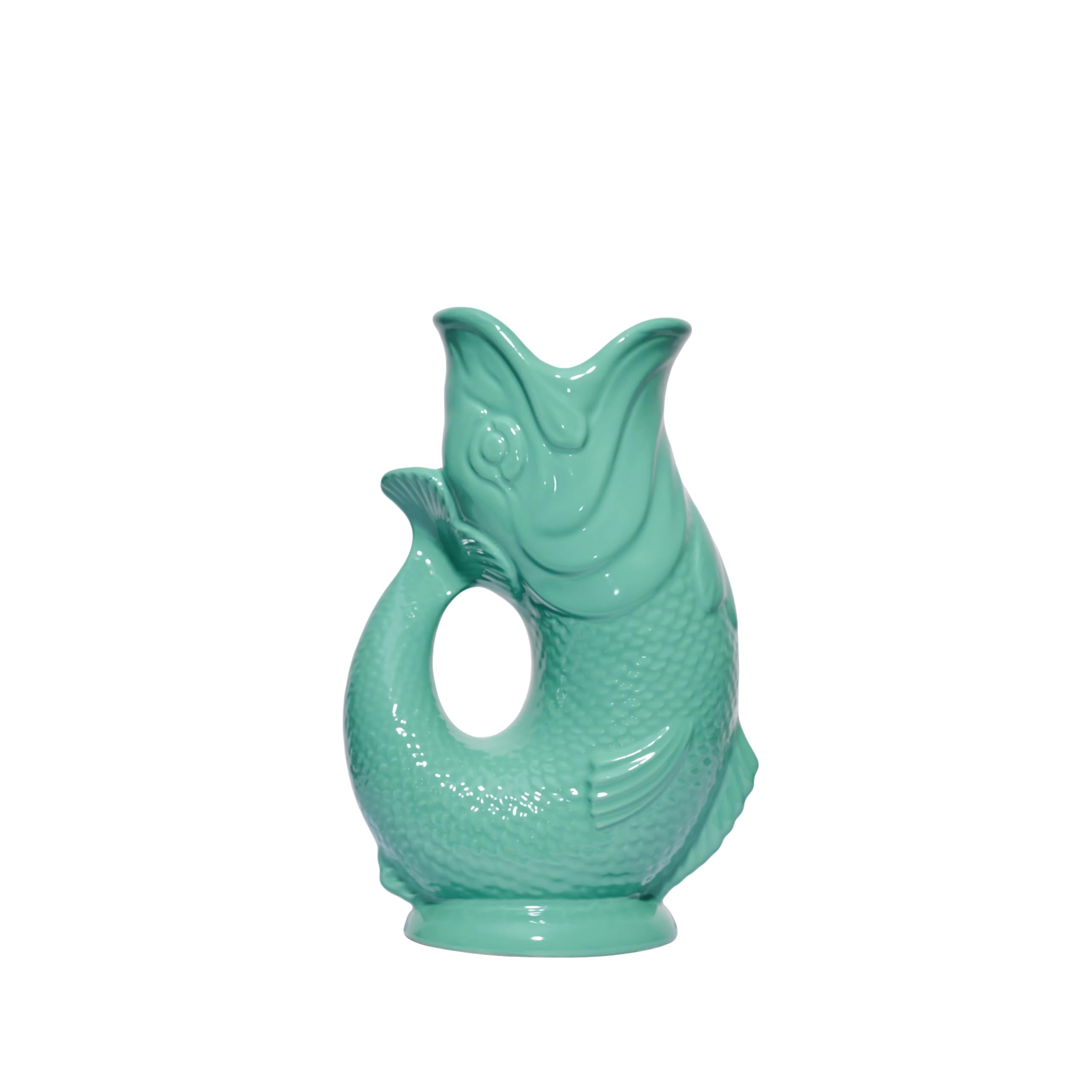 Gluggle Jug 魚型 オーロラ　水色 Amazon.com: The Original Gluggle Jug - Sea Green Gluggle Jug in