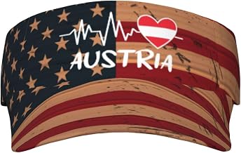 Austria Heartbeat Sun Defense Adult Protection Visor1 Black