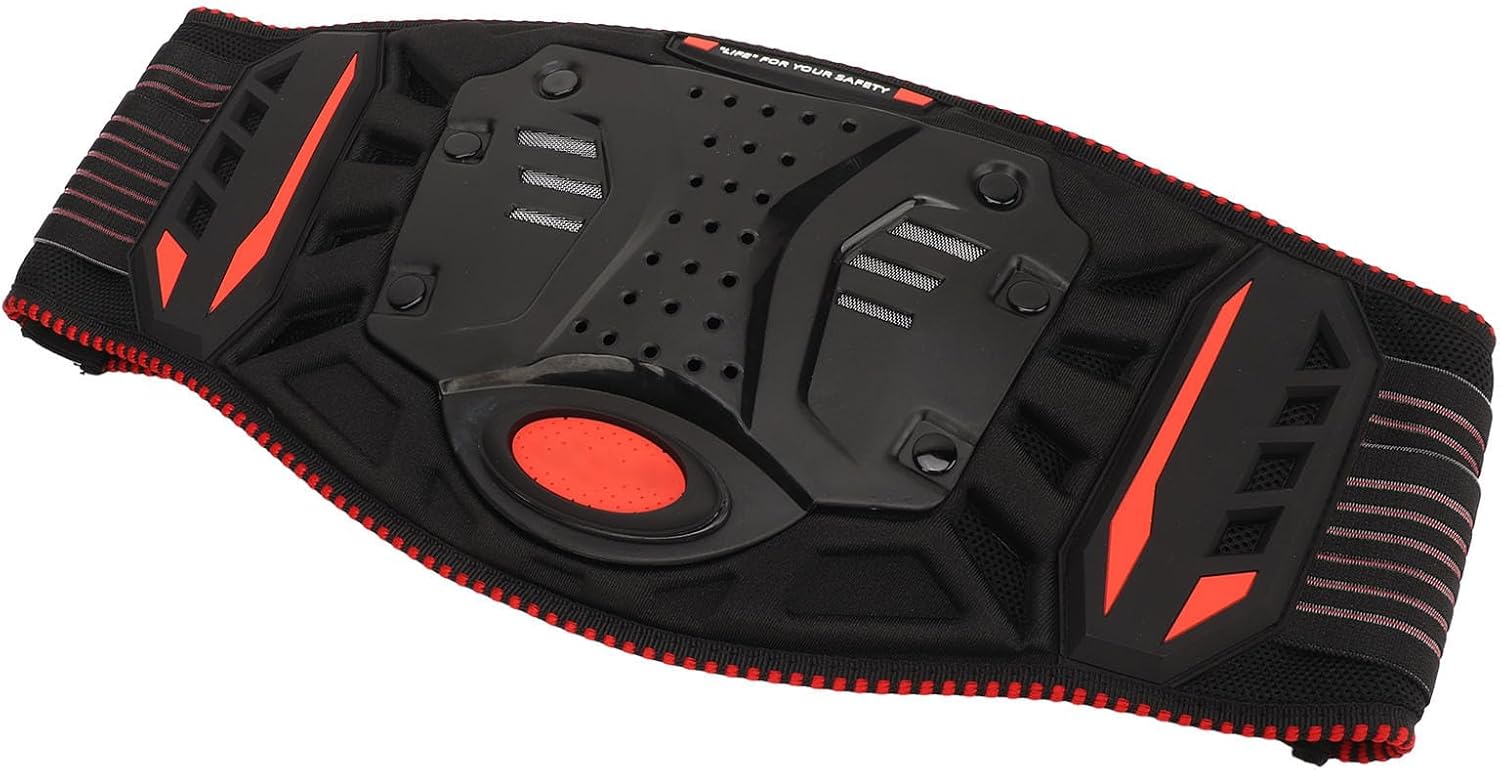 Motorcycle Kidney Belt, PP Shell Motocross Rider Waist Belt All Round Protection Comfortable for Riding