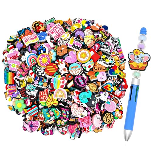 500Pcs Silicone Focal Beads Bulk, Different Random Mix Collections Teacher