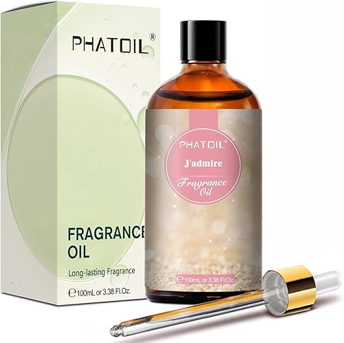 Miniatura 33 de Aceite de Fragancia de Almendra y Vainilla PHATOIL para Aromaterapia, Aceites Difusores de 3.38 FL. OZ para el Hogar, Perfectos para Aromaterapia,