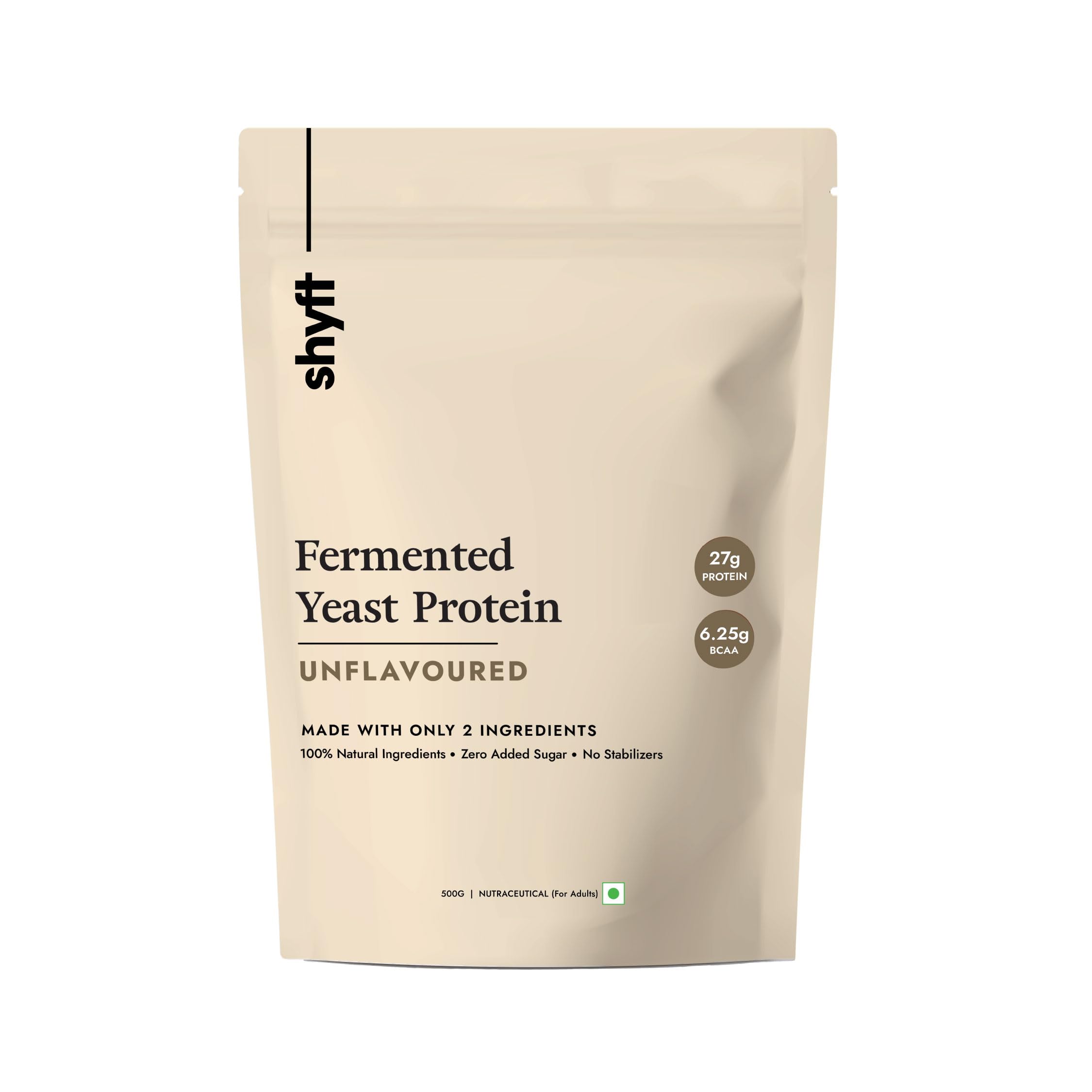SHYFT | Fermented Yeast Protein Unflavoured Travel Pack (7 X Single Serve Sachets) | 27g Protein | 6.25g BCAA | Easy to Digest | 2 Clean Ingredients | No Chemicals — Amazon image 13