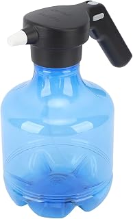 Focket Borrifador elétrico para plantas, pulverizador automático recarregável de 3L com bico ajustável, pulverizador transparente alimentado por bateria para plantas internas e externas, jardim, limpeza (azul)