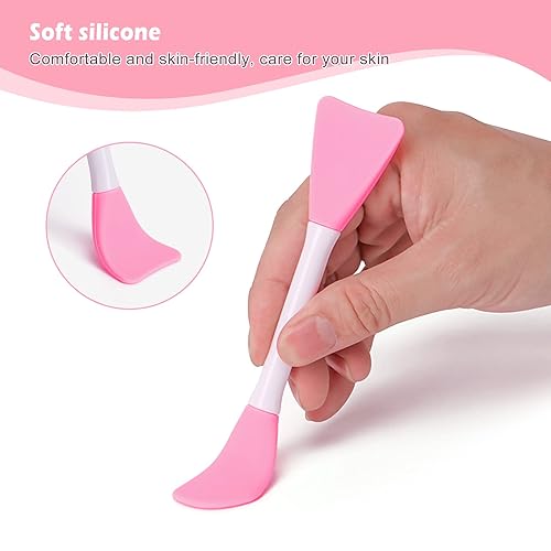 Miniatura 3 de Cepillo de silicona para máscara facial, cepillo aplicador de máscara facial suave, herramienta de belleza para aplicar máscara de barro, bricolaje,