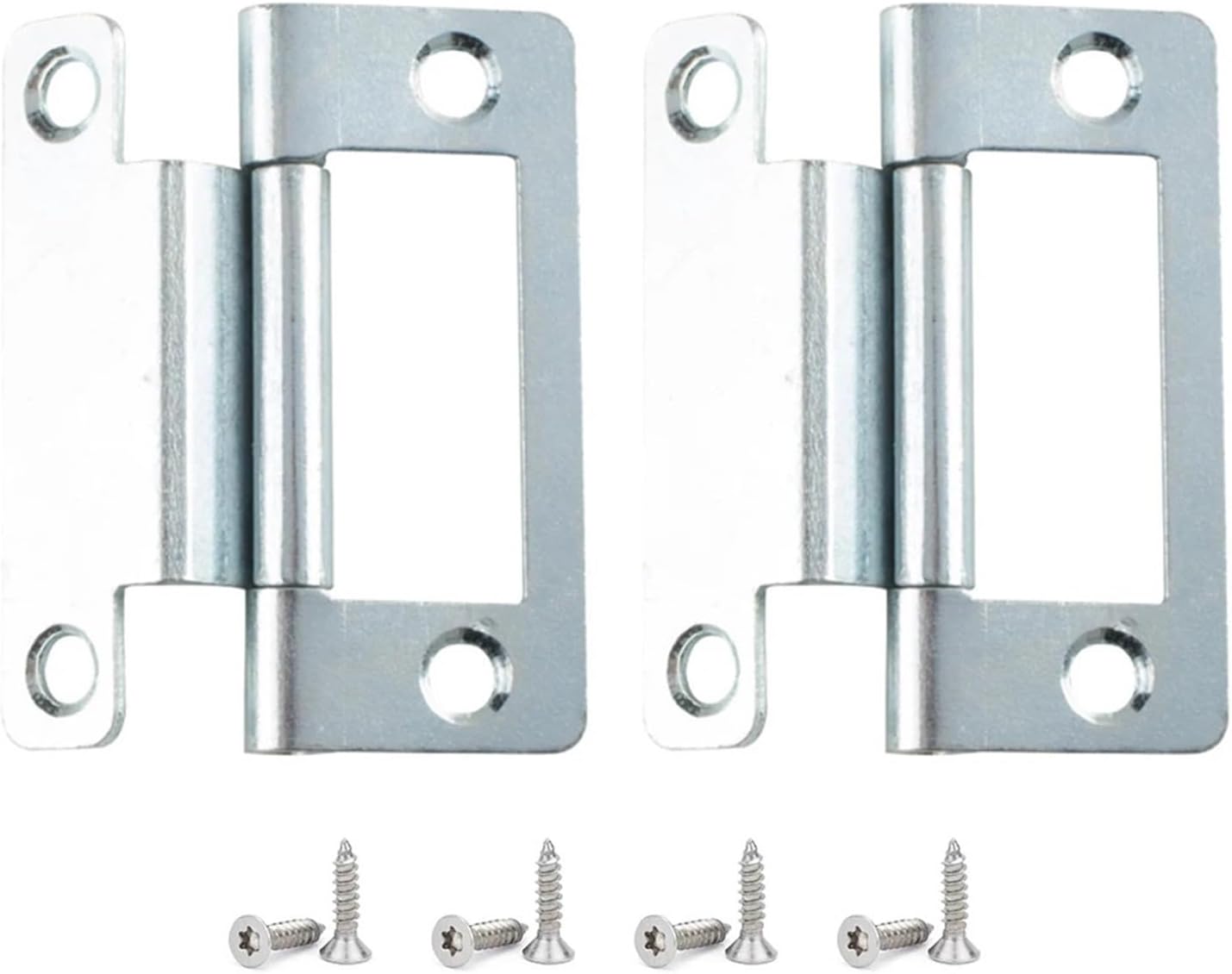 Adjustable Hinges Door Closing Hinges Steel Door Hinges Suitable for Small Cupboard and Louvre Doors Furniture Hinge(10pc)