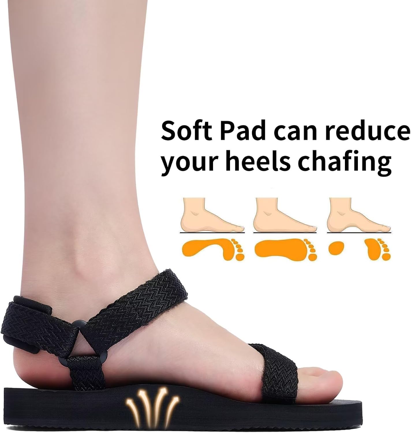 Women's Original Sport Sandals Hiking Sandals with Arch Support Yoga Mat Insole Light Weight Outdoor Water Shoes - Image 6