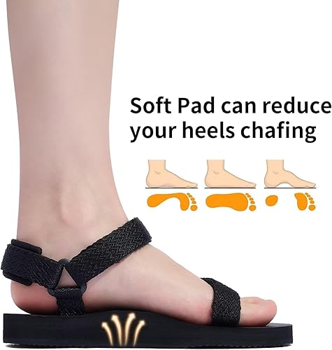 Miniatura 6 de Sandalias deportivas originales para mujer, sandalias de senderismo con soporte de arco, plantilla de esterilla de yoga, zapatos de agua ligeros