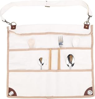 Bolsa de talheres de acampamento, Oxford Camping Talheres de transporte Bolsa Organizadores de talheres de piquenique Bolsa portátil de talheres para caminhadas para viagens