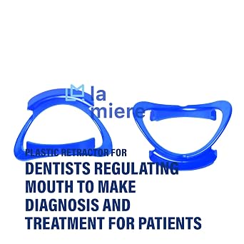 10 Pcs Lip Ring Retractor, Dental Grade Mouth Opener for Speak Out Games, Cheek Expansion Mouthpiece Game Tool, Blue
