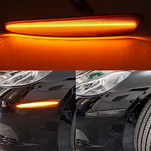 Miniatura 3 de Corvette C6 - Kit de luces LED delanteras para Chevy C6 2005 2006 2007 2008 2009 2010 2011 2012 2013 Chevy Corvette C6 lente ahumada 192-SMD LED