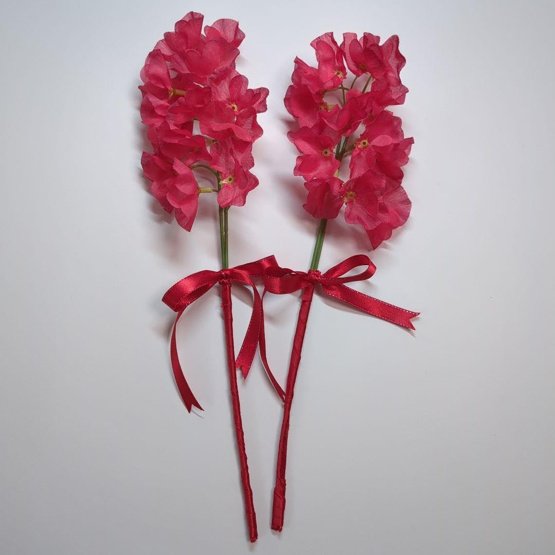 Amazon.co.jp: 松田聖子さん応援グッズ 赤いスイートピー造花32cm2束