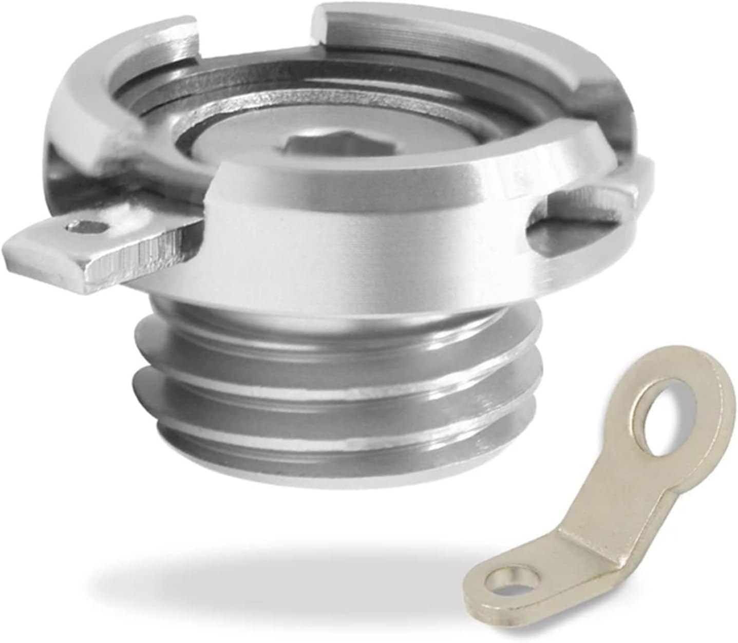 Motorcycle Engine Oil Filler Cap Screw C For YAMAHA Tmax 500 530 MT-09 FZ09 FJ09 MT09 Tracer M20*2.5 Motorcycle CNC Aluminum Engine Oil Filter Cup Cap Plug Cover Screw(Silver)