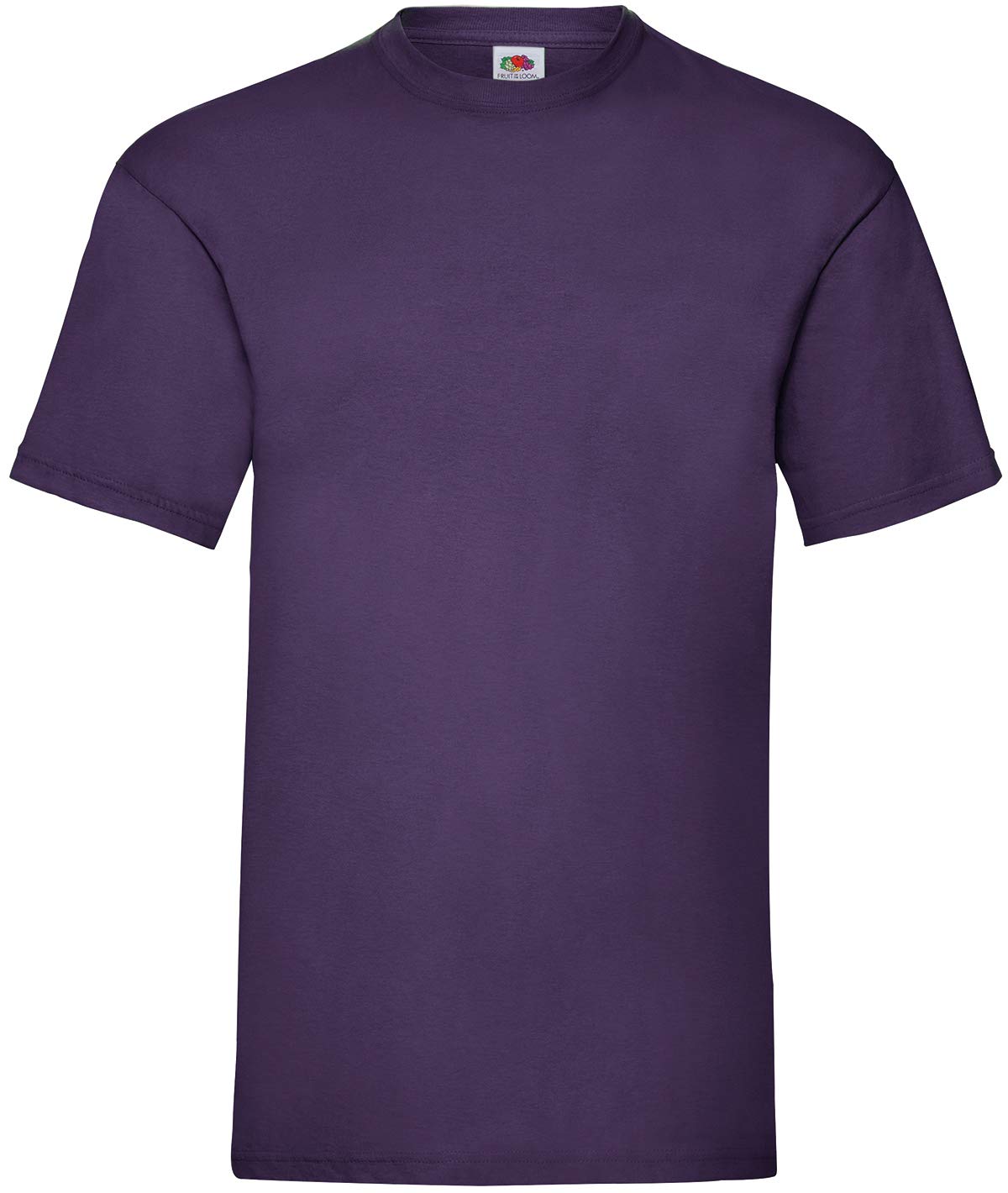 Fruit of the Loom Men's Valueweight Short Sleeve T-Shirt, Purple, Small