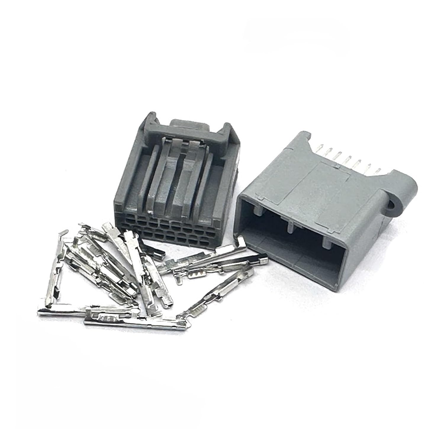 1/16 Pin MX34016SF1 MX34016UF1 Automotive PCB Cable Socket Car Connectors Wiring Harness Plug KLOOKY(Dark Grey,10 Sets)