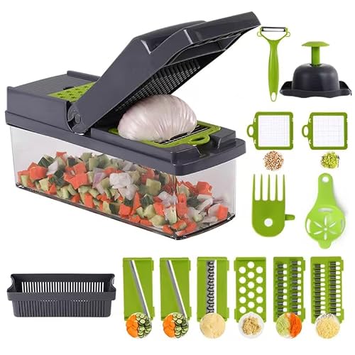 Mandoline Food Slicer (includes 13 attachments)