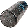 Day 1 Fitness High Density Muscle Foam Rollers – Sports Massage Rollers for Stretching, Physical Therapy, Deep Tissue, Myofascial Release – Ideal for Exercise and Pain Relief – Speckled Blue, 12”