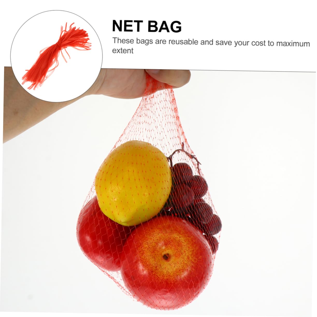 250 Piezas Bolsa De Malla para Frutas y Verduras Producir Bolsas Red De Frutas Bolsas De Malla para as y Verduras De Compras De Red De Rojo Educación Física