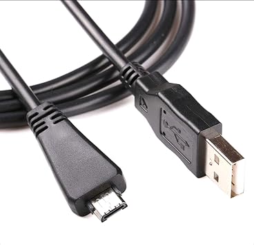 Replacement VMC-MD3 USB Data Sync Transfer Cable USB 2.0 Charging Cord Lead Compatible with Sony Cyber-Shot/Cybershot Digital Camera DSC-W350D W360 W380 W390 W570 TX100 TX66 and More 3.3ft/Black