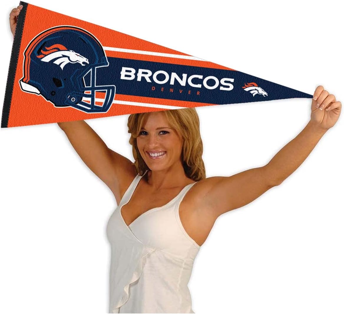 Denver Broncos Official 30 inch Large Pennant - Image 4