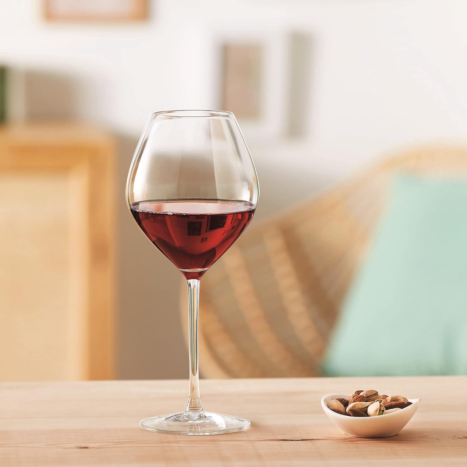 Chef & Sommelier Cheer Up Collection 6 Red Wine Glasses 55 cl Modern and Elegant Glasses with Out-Out Resistance Absolute Transparency