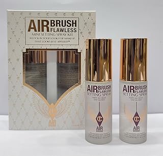 Airbrush Flawless Setting Spray, Mini Kit, Long-Lasting Makeup Finish, 2 Bottles